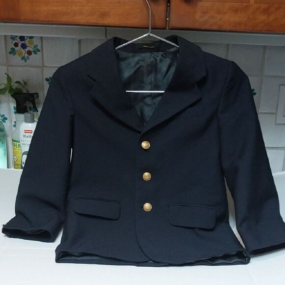 Claiborne Blue  and Gold Blazer/Formal Jacket - Picture 1 of 5